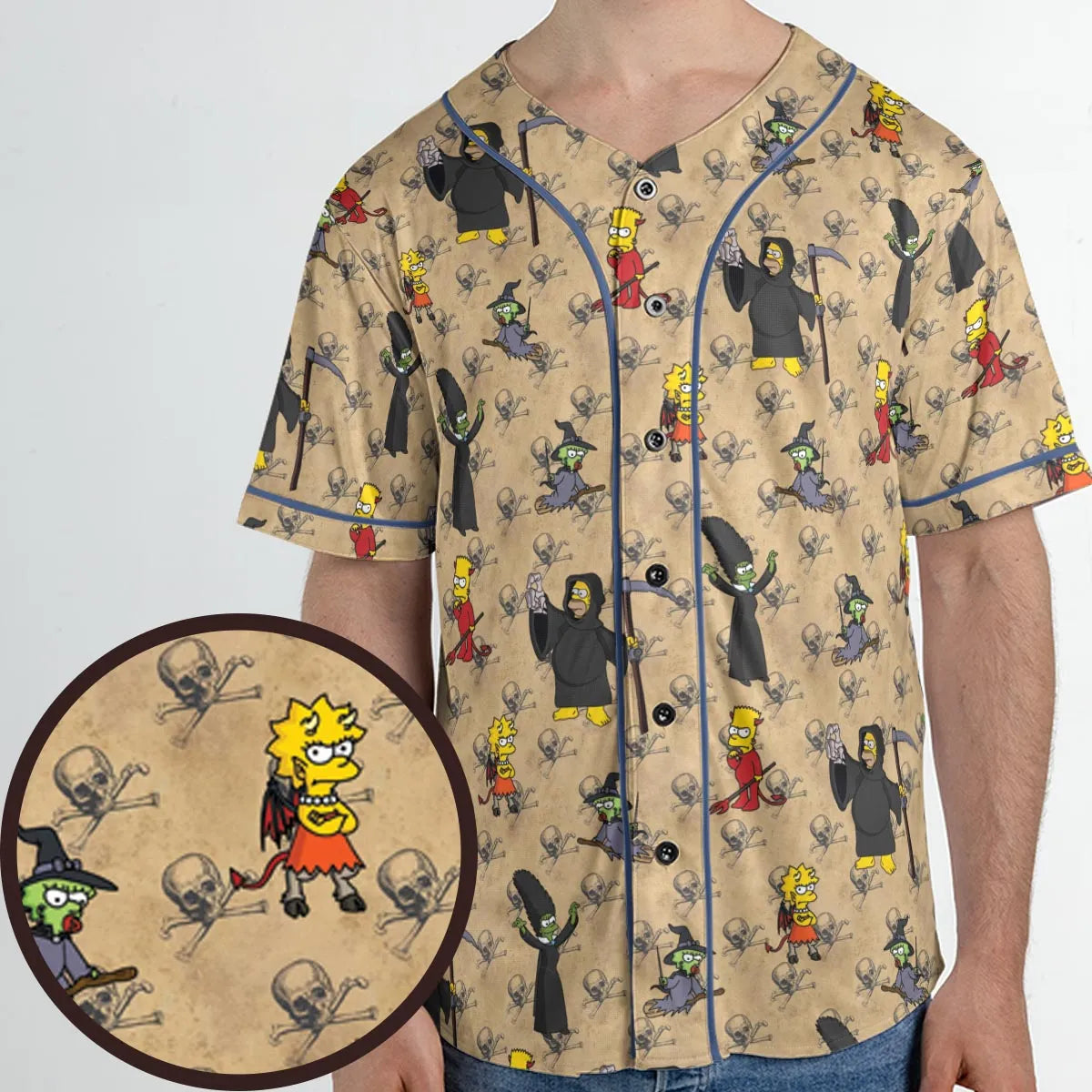 Daily Dose Of Simpsons Unisex Baseball Jersey