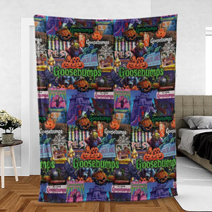 Goosebumps Pattern Fleece Blanket