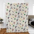 Battle of the Planets Pattern Fleece Blanket