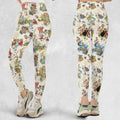 Alice In Wonderland Pattern Legging