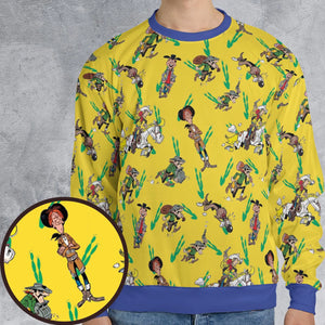 Dead End City Lucky Luke All-over Print Sweatshirt