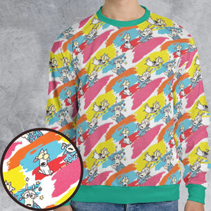 Rocko's Paint Brush All-over Print Sweatshirt