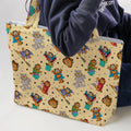 Nostalgic Cat Garfield's Halloween Adventure Large Tote Bag