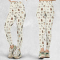 The Holy Grail Pattern Monty Python Button Down Legging