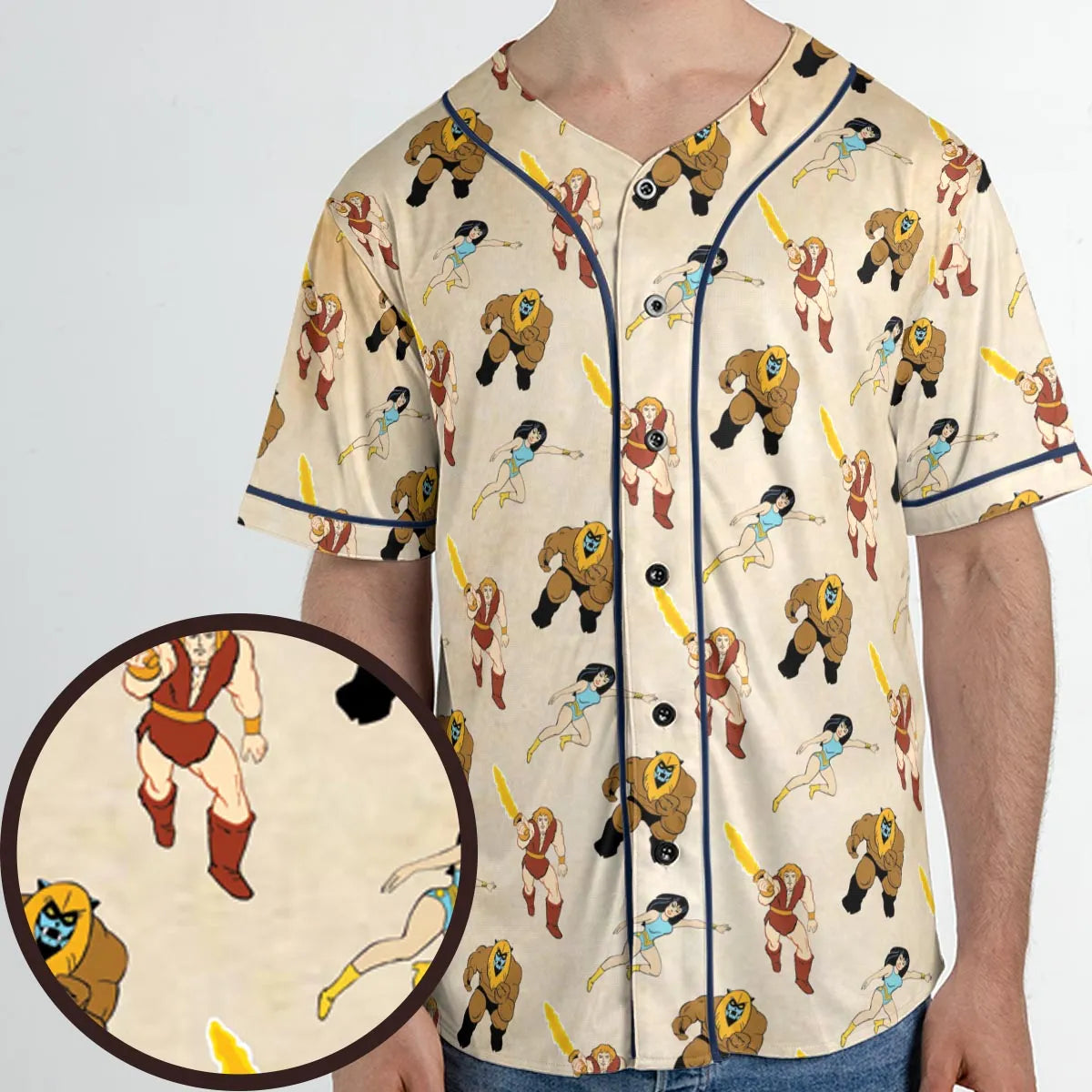 Thundarr the Barbarian Unisex Baseball Jersey