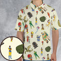 Herculoids and The Rest Of Hanna Barbera Space Stars AOP Men/Women Polo Shirt