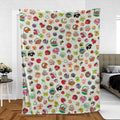 Vintage Trend Matte Scratch & Sniff Fleece Blanket