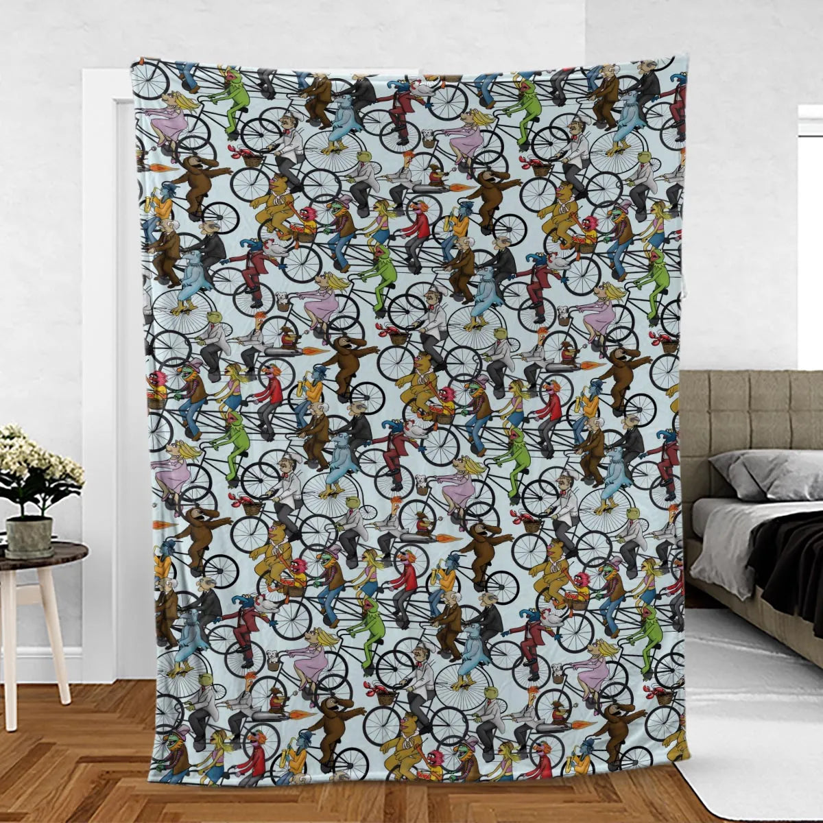 Tour De Muppet The Muppet Movie Fleece Blanket
