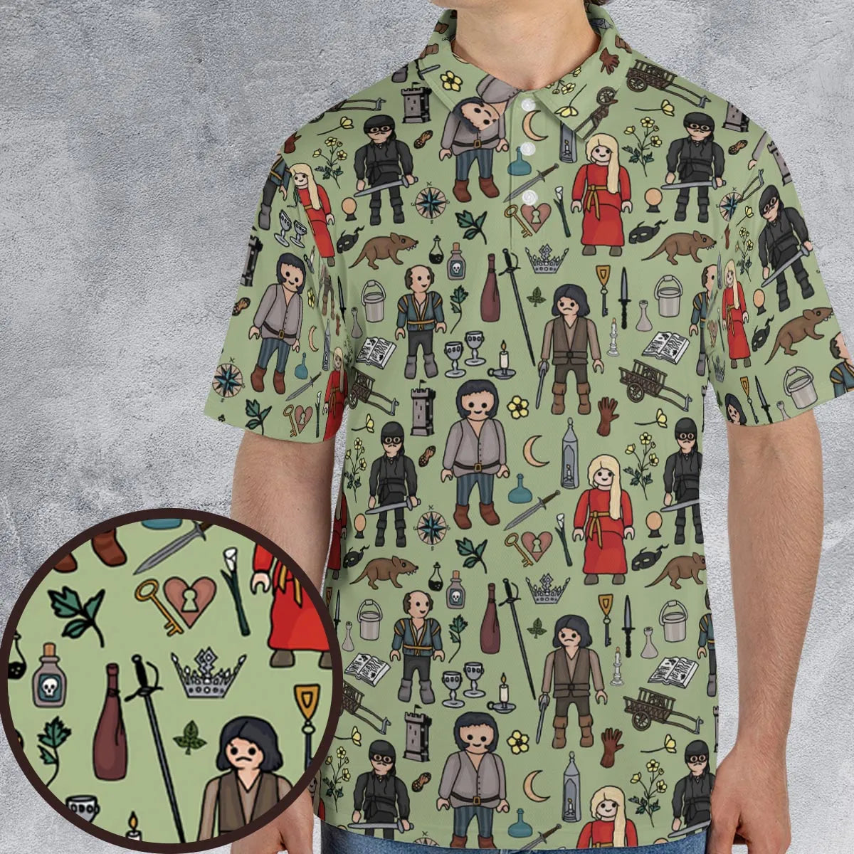 As You Wish Princess Bride AOP Men/Women Polo Shirt