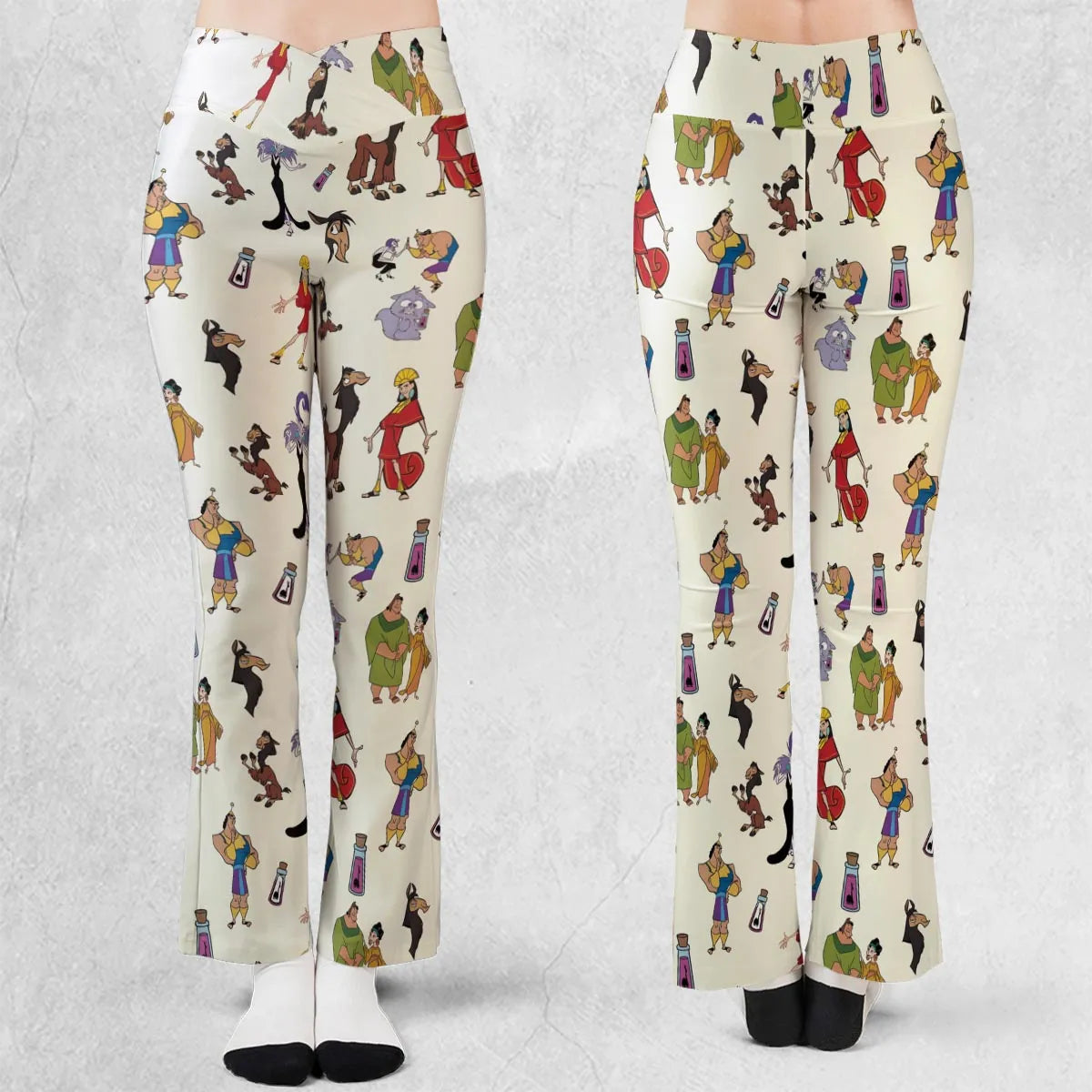 Kuzco and Friends The Emperor's New Groove Flare Leggings