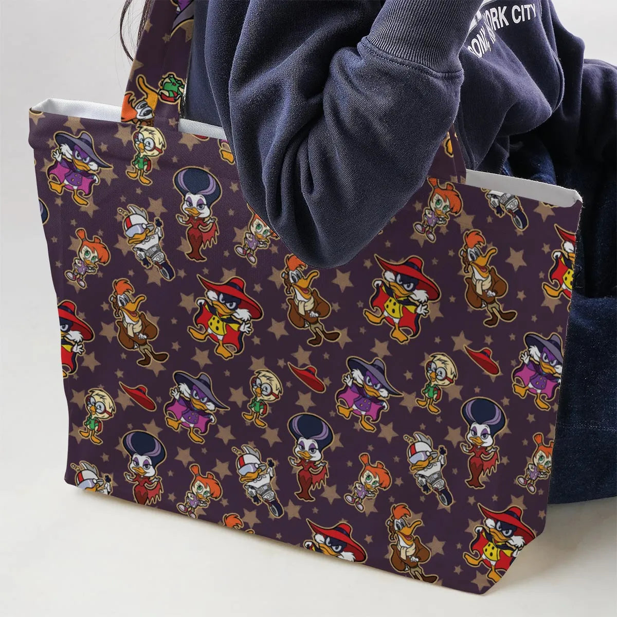Duck Power Darkwing Duck Large Tote Bag