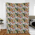 Goofy Vintage Posters Fleece Blanket