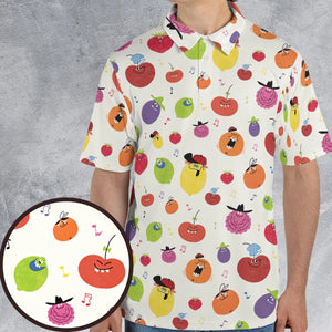 Drink Mix Pillsbury's Funny Face AOP Men/Women Polo Shirt
