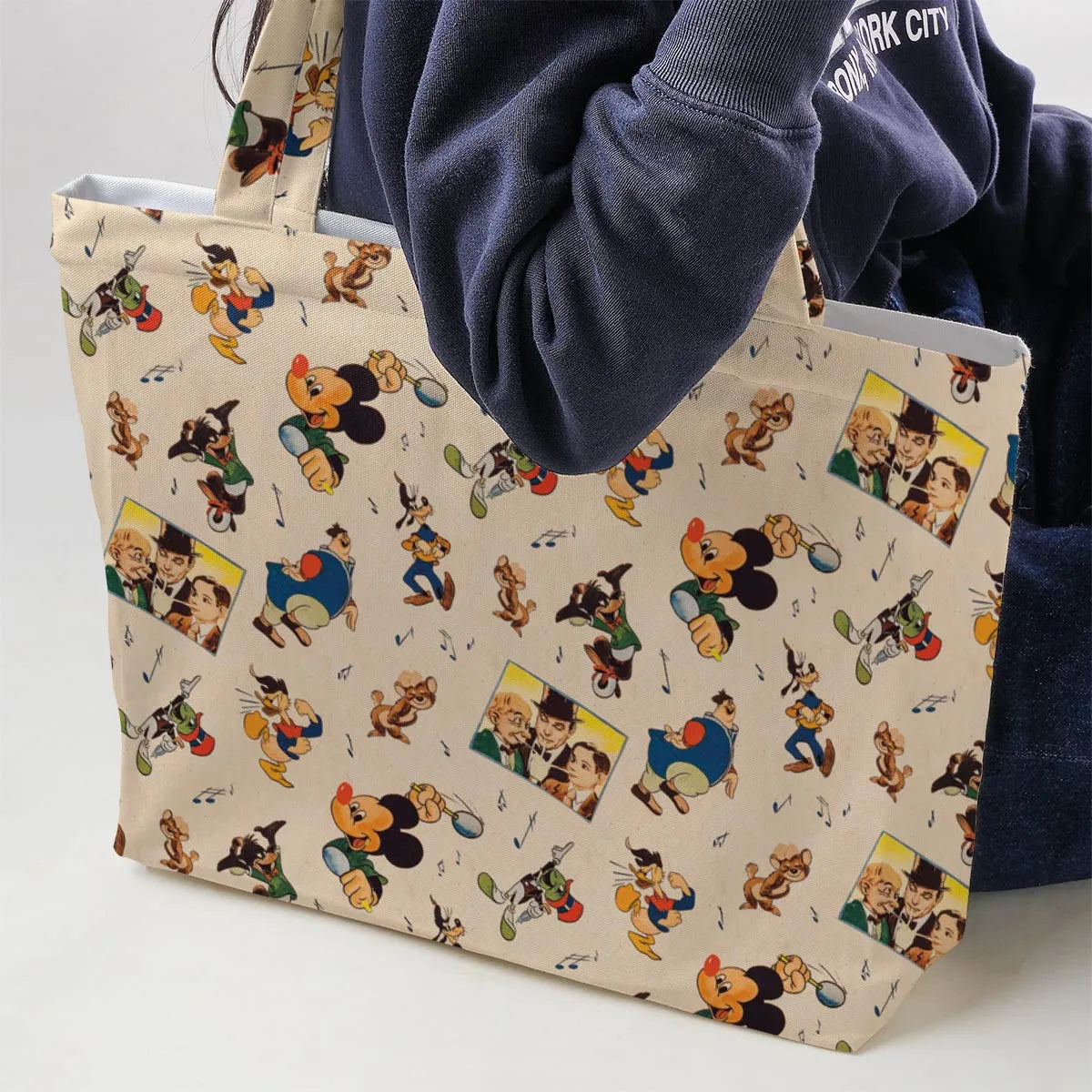 Fun And Fancy Free Characters Large Tote Bag