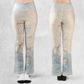 Kyoshi Island Avatar The Last Airbender Flare Leggings