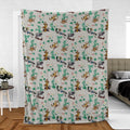 Kung Fu Panda Characters Fleece Blanket