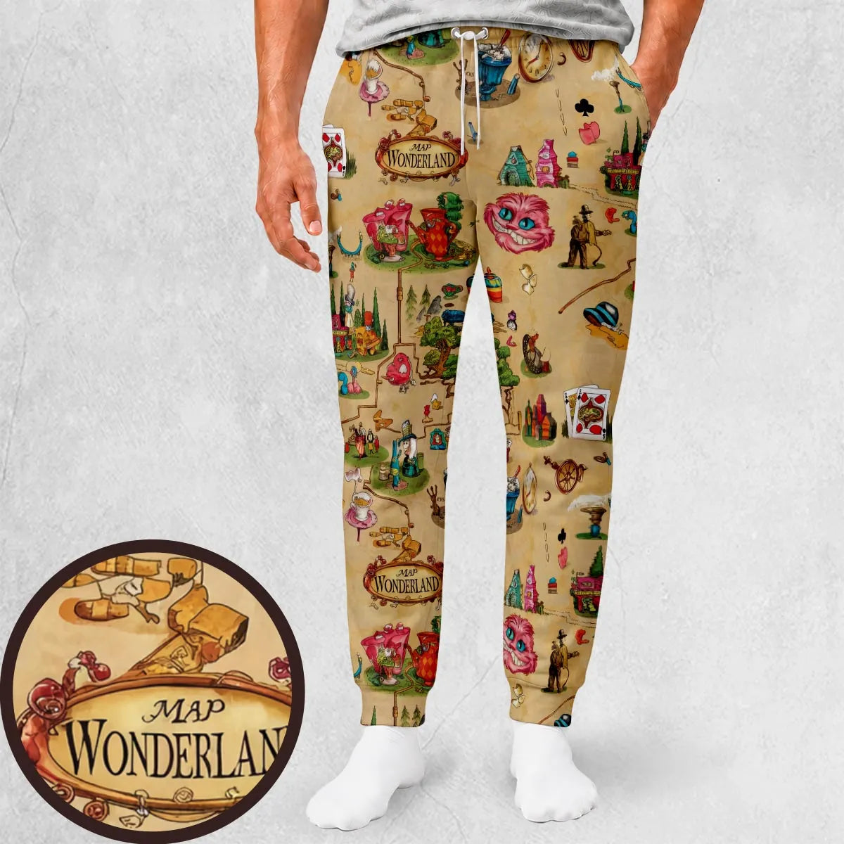 Wonderland map Sweatpants