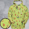 All-over Print Hoodie - HEU7C83Z -  - 1