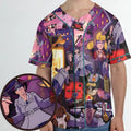 80s Cartoon Inspector Gadget Collage Unisex Baseball Jersey