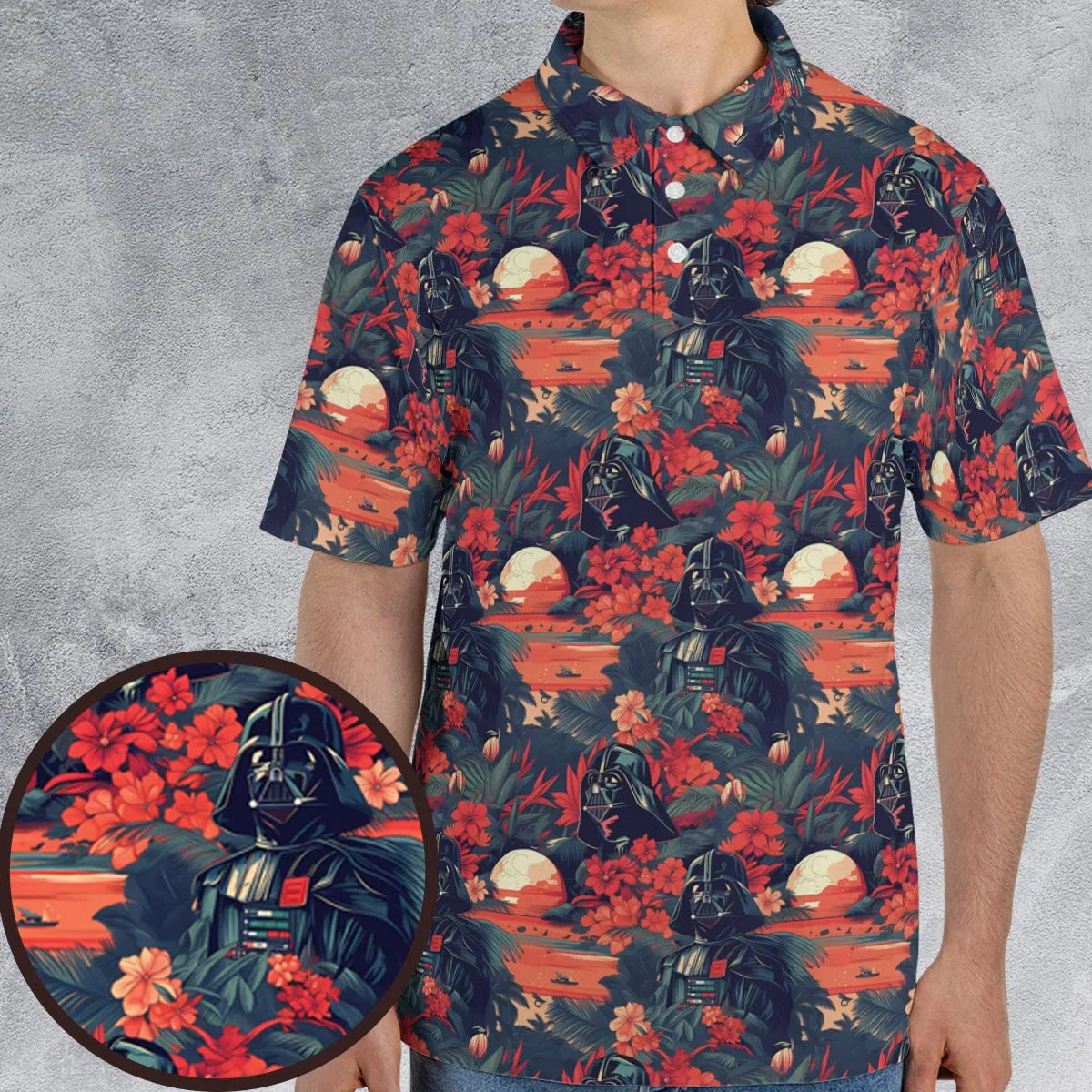 Dark Side of the Tropics AOP Men/Women Polo Shirt