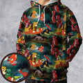 The Fox and the Hound All-over Print Hoodie