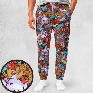 Chibi DnD Monsters Sweatpants