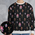 Monsters Cereal Pattern All-over Print Sweatshirt