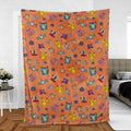 Pokemon Character Scatter Fleece Blanket