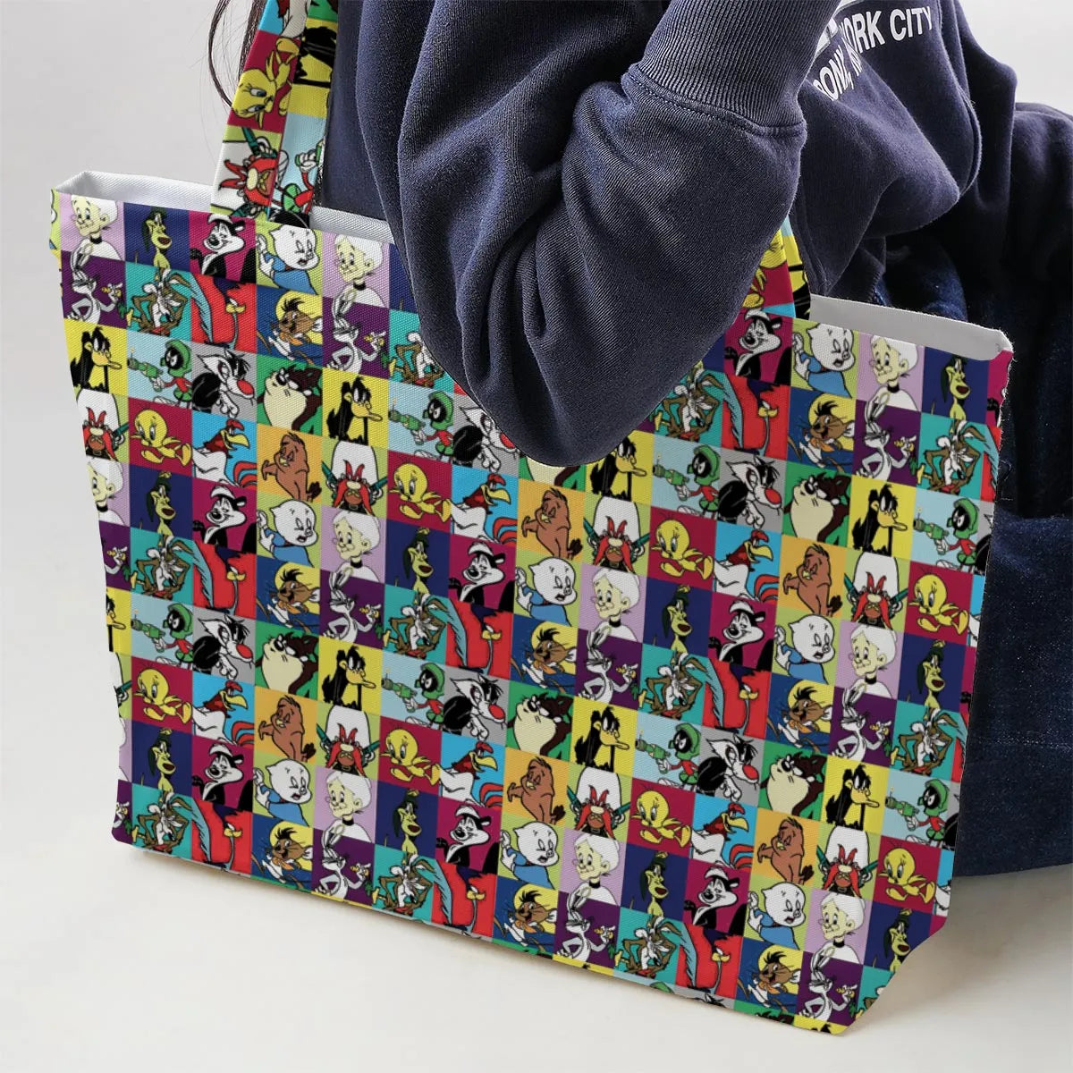 Saturday Morning Nostalgia Large Tote Bag