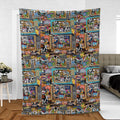Timeless Memories of TV Fleece Blanket