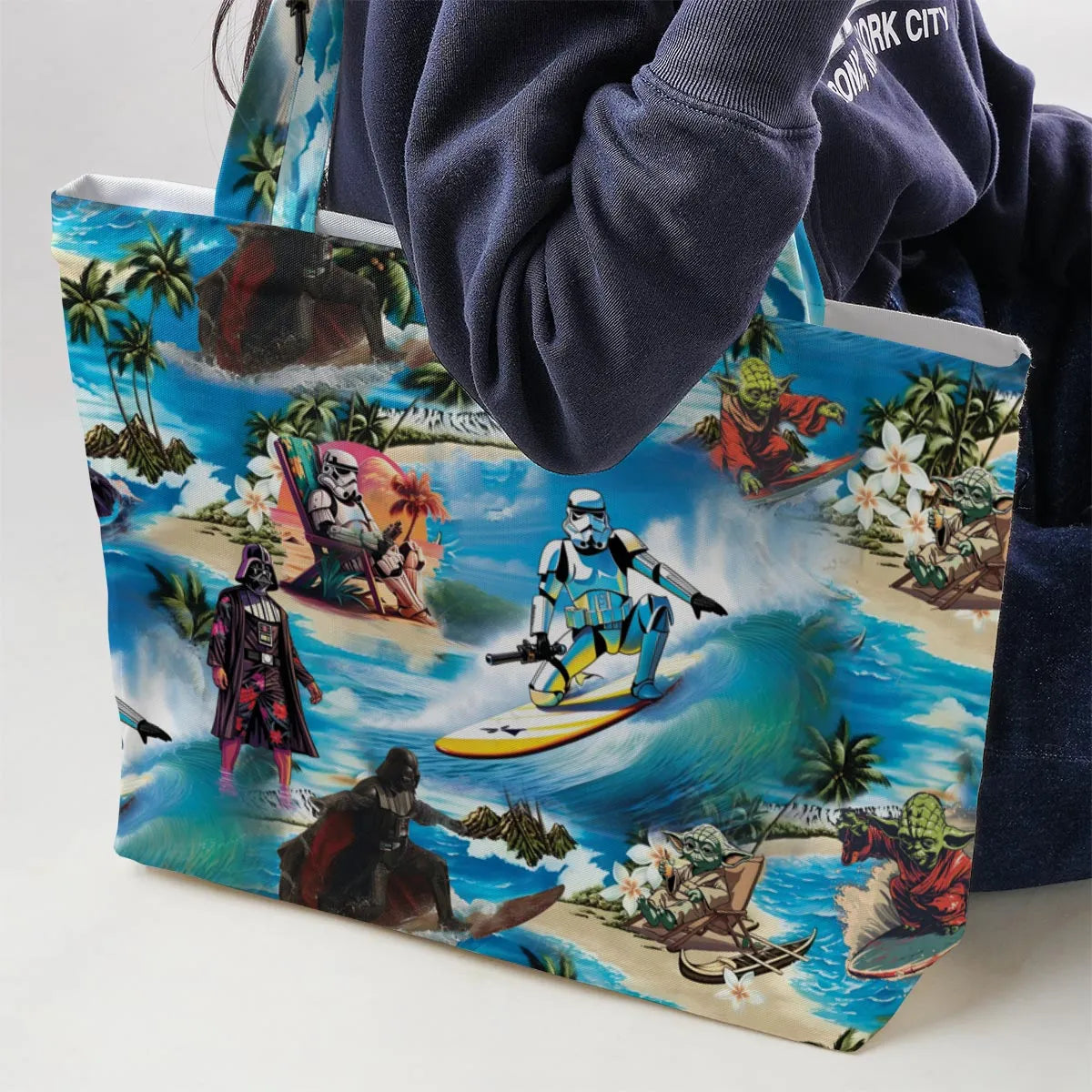 Star Wars Summer Vibes Large Tote Bag