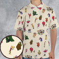 Wacky Races Characters AOP Men/Women Polo Shirt