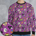 Beetlejuice Cartoon Vintage All-over Print Sweatshirt