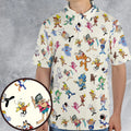 80s 90s Commercial Mascot Cereal AOP Men/Women Polo Shirt