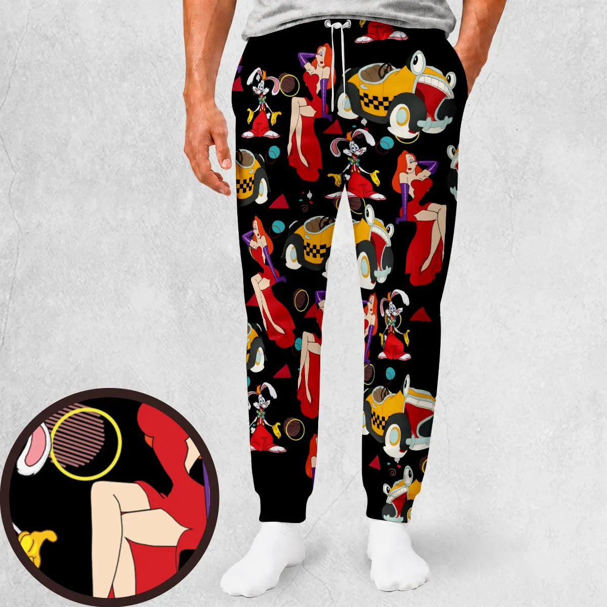 Retro 90s Jessica Rabbit Roger Rabbit Sweatpants