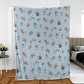 Vintage Crunch Cereal Fleece Blanket