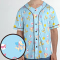 Rocko and Spunky Pattern Rocko's Modern Life Unisex Baseball Jersey