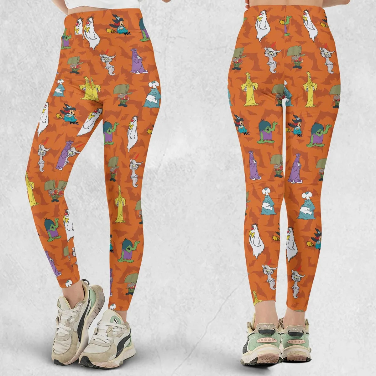 Happy Halloween From Hanna Barbera Legging