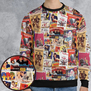 Hollywood Classics Collage All-over Print Sweatshirt