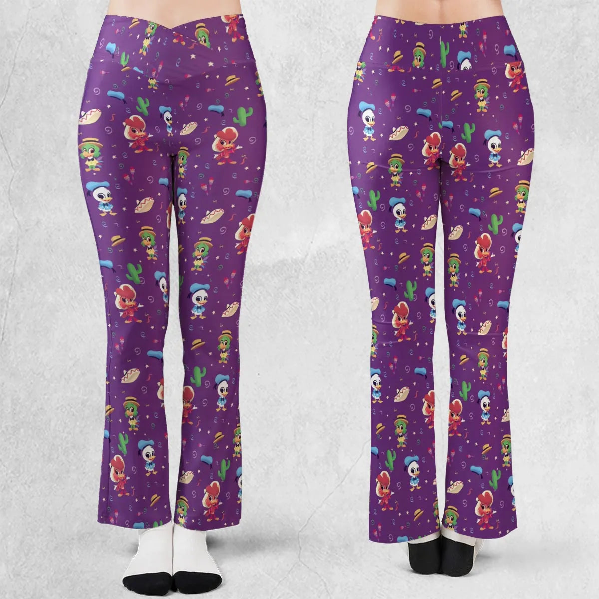 Three amigos Donald Ducktales Flare Leggings