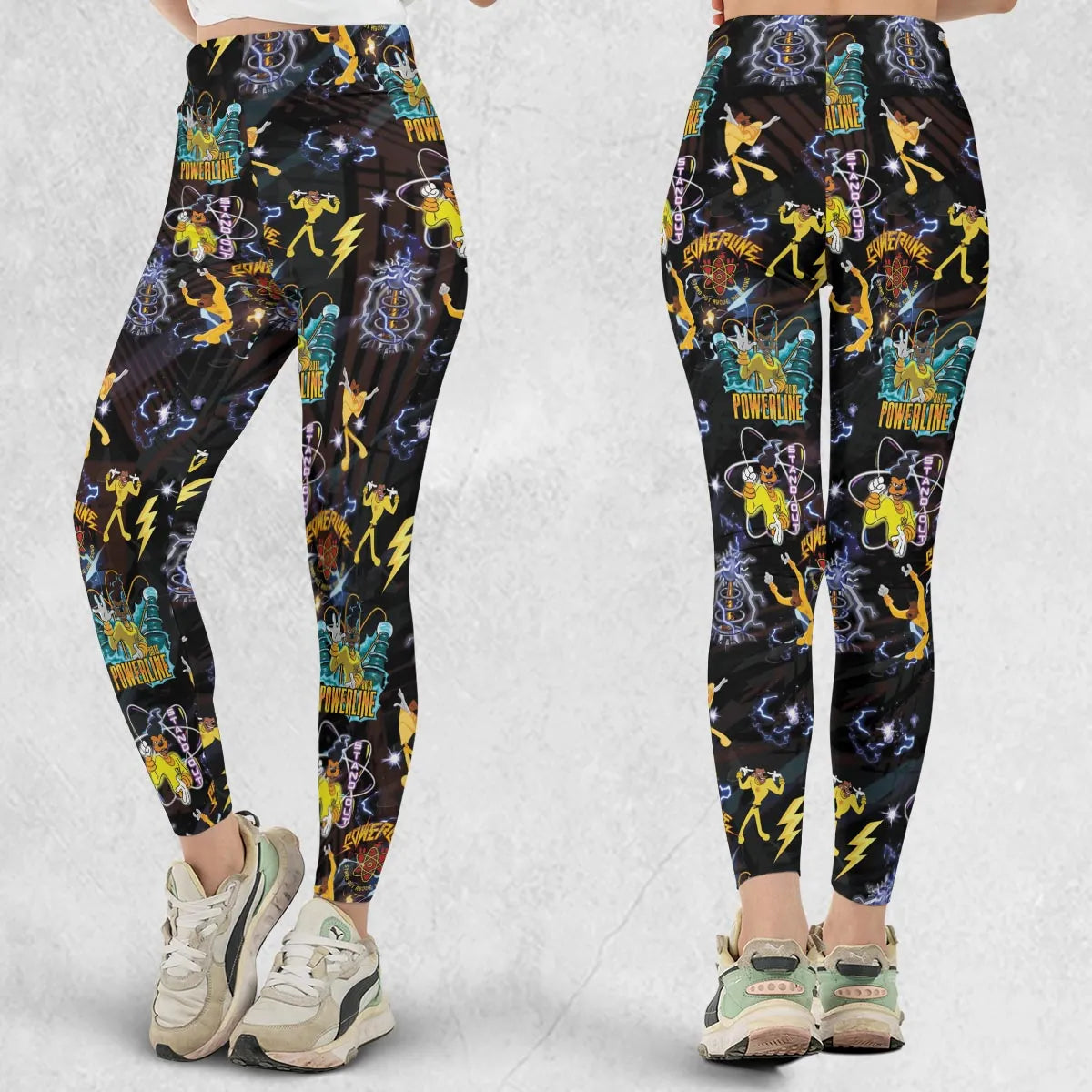 Powerline Concert A Goofy Movie Legging