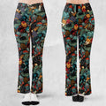 Marvelous Chibi Characters Pattern Flare Leggings