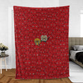 At Hell Adventure Time Fleece Blanket