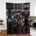 Jason Voorhees Evolution Fleece Blanket