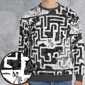 Xenomorph Alien Maze All-over Print Sweatshirt