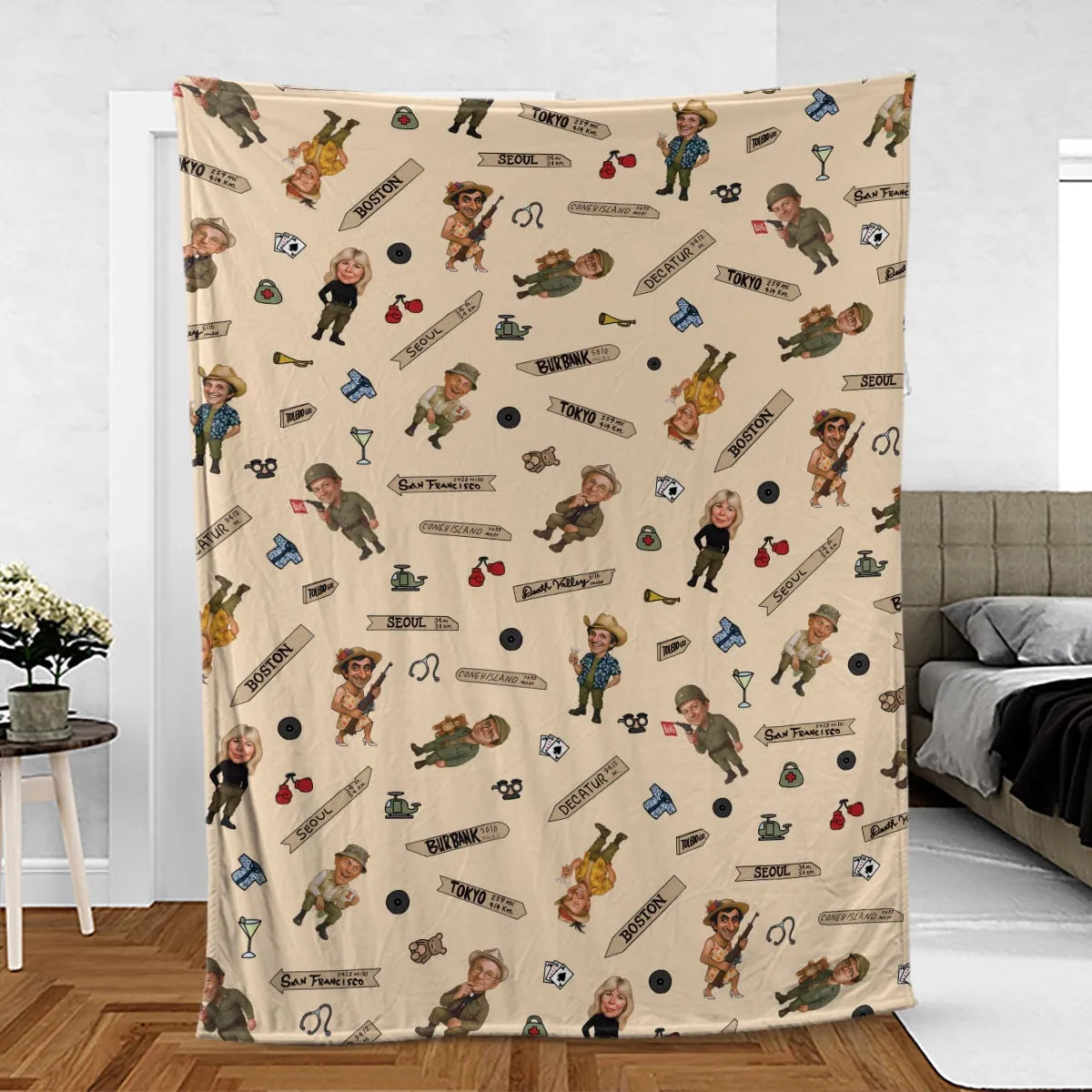 Best Care Anywhere in Korea M*A*S*H Fleece Blanket