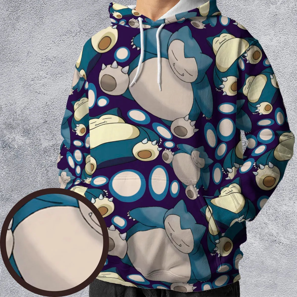Snorlax Pokemon All-over Print Hoodie