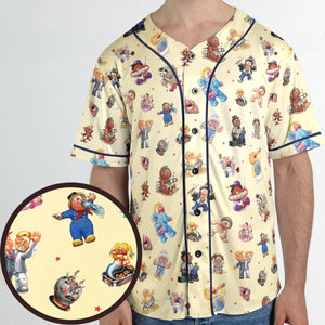 90s Garbage Pail Kids Unisex Baseball Jersey