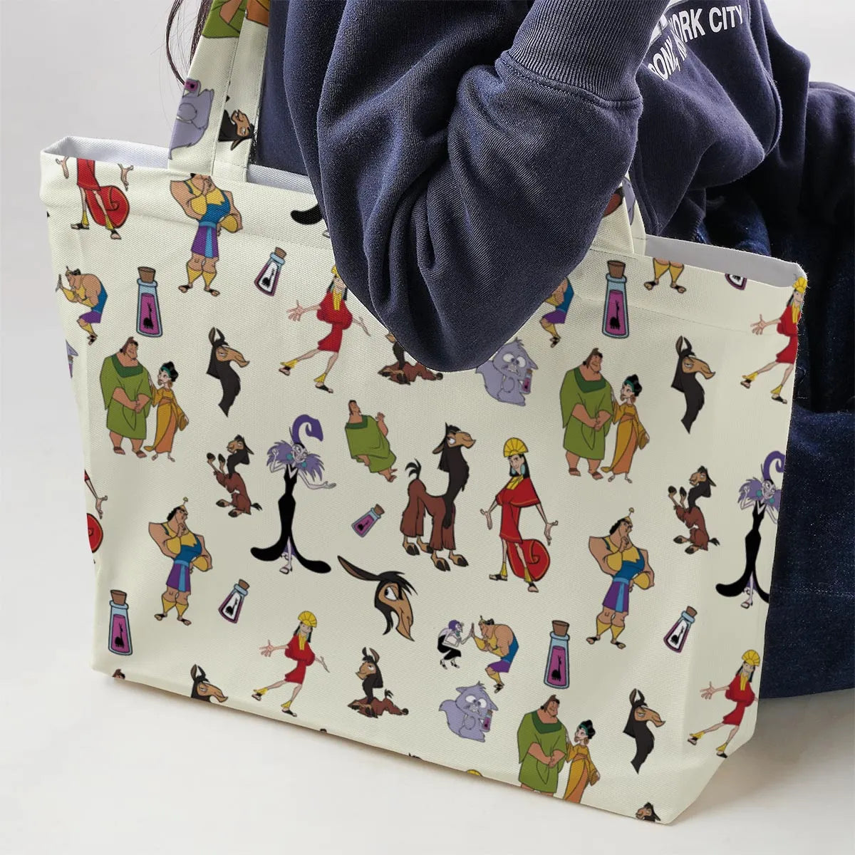Kuzco and Friends The Emperor's New Groove Large Tote Bag