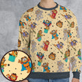 Nostalgic Cat Garfield's Halloween Adventure All-over Print Sweatshirt